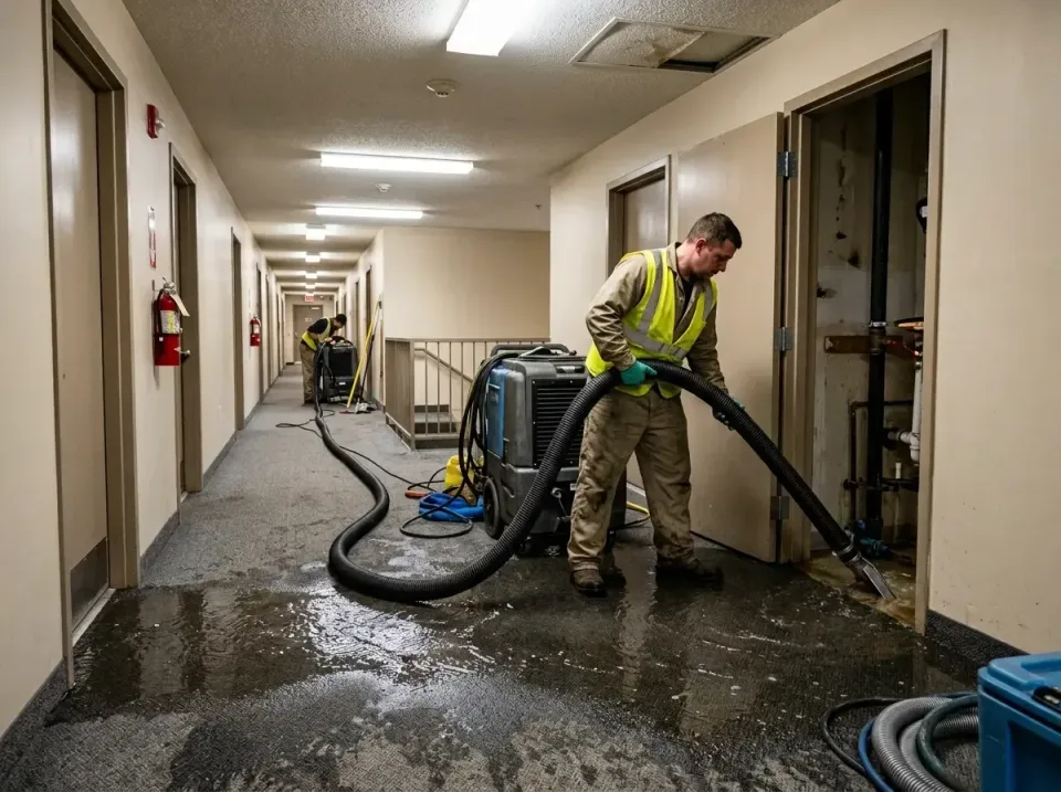 multi-unit-apartment-hallway-f-005 — frequently asked questions, Emergency Burst Pipe Water Extraction & Removal in Owings M…